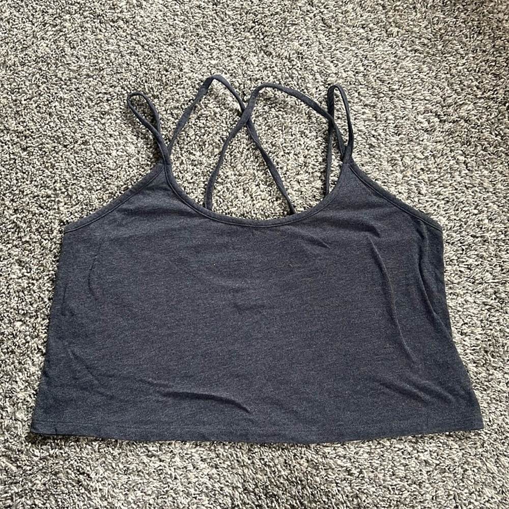 PINK Strappy Cropped Tank